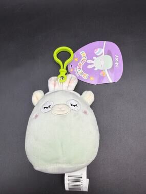 Squishmallows Miley Llama 3.5 Inch Easter Bunny Ears Clip On Plush NWT 2023